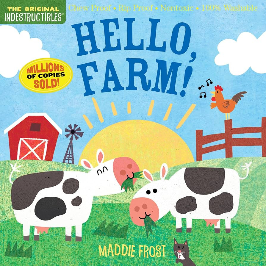 Indestructibles (The Original): Hello, Farm!: Chew Proof \u00b7 Rip Proof \u00b7 Nontoxic \u00b7 ... | Amazon (US)
