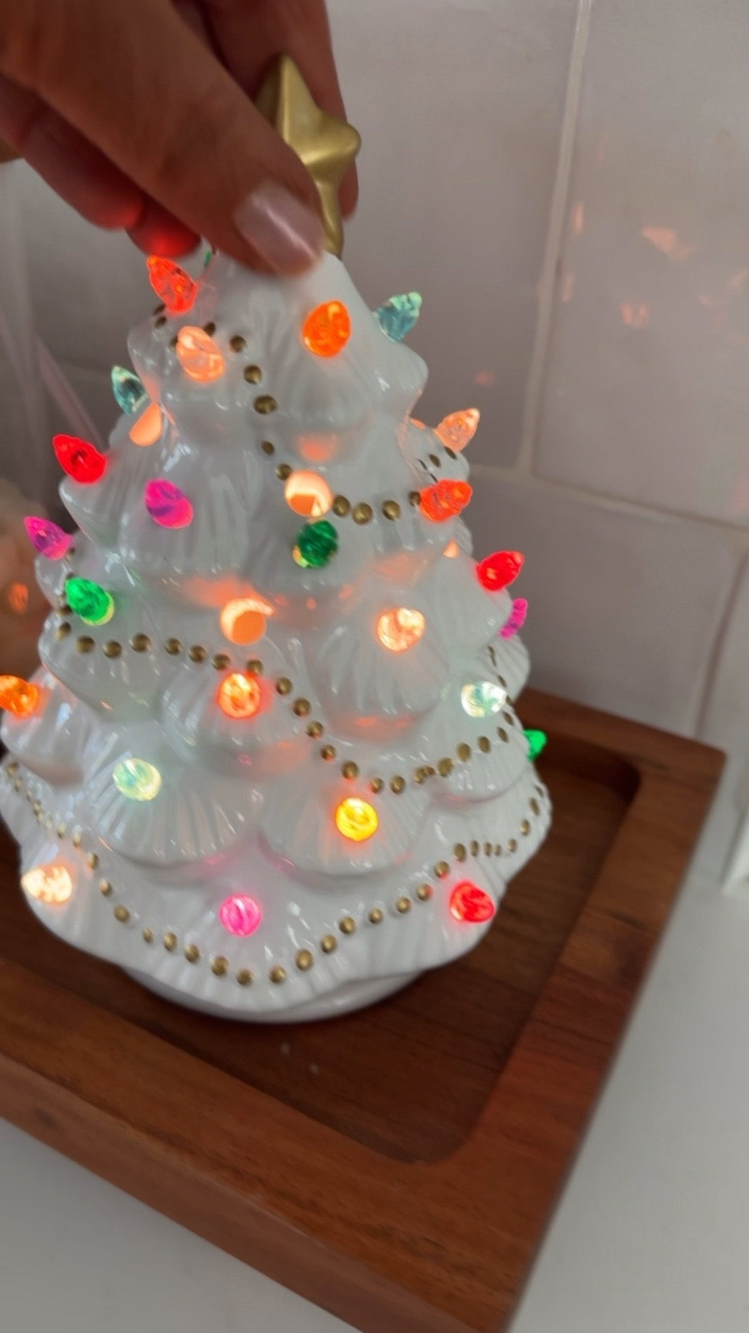 How gorgeous is this wax warmer? Seriously so impressed, Kirkland has so many cute ones this year for Christmas!

#LTKHome #LTKSeasonal #LTKHoliday