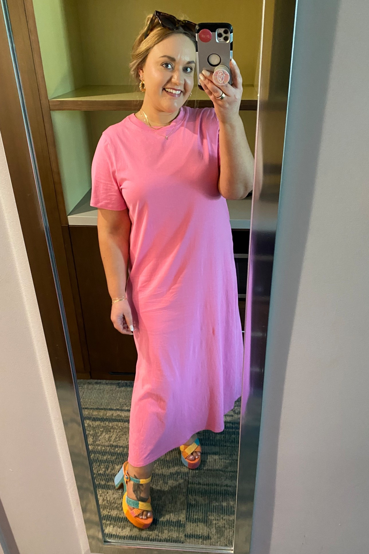 T-shirt maxi dress, old navy dress, platform sandals, colorful sandals, colorful heels, platform sandals, colorblock sandals

#LTKSaleAlert #LTKShoeCrush #LTKFindsUnder50