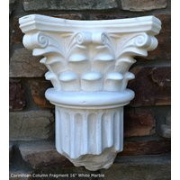 Roman Greek Wall Corinthian Column Plaque Fragment Relief Www.neo-Mfg.com 16"" Each | Etsy (US)