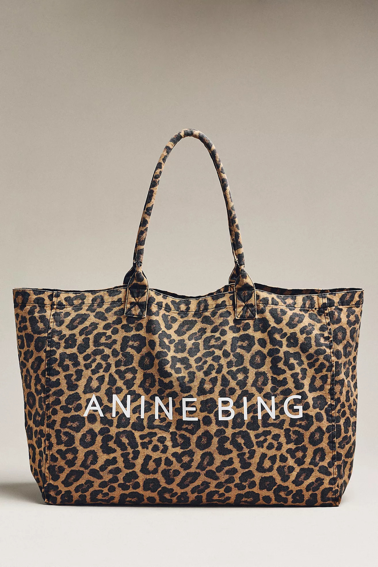 Anine Bing Leo Canvas Tote Bag | Anthropologie (US)