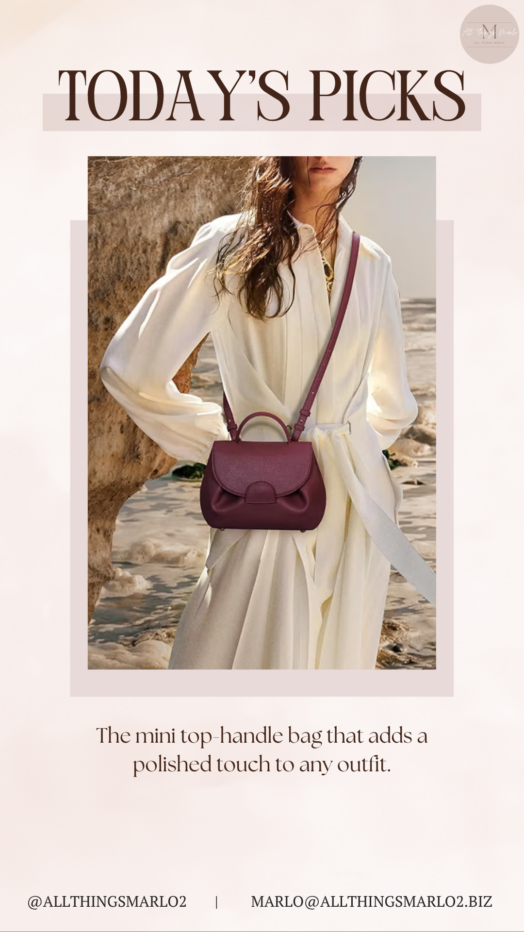 The mini top-handle bag that adds a polished touch to any outfit. 

 #LTKSeasonal #LTKWorkwear #LTKTravel