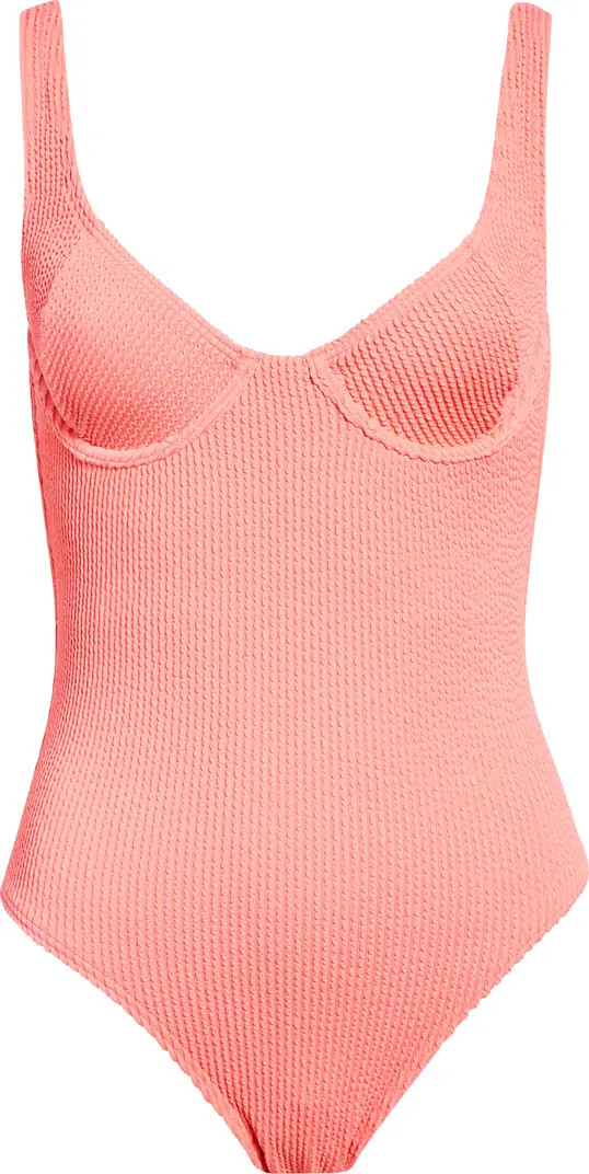Summer High Rib Underwire One-Piece Swimsuit | Nordstrom
