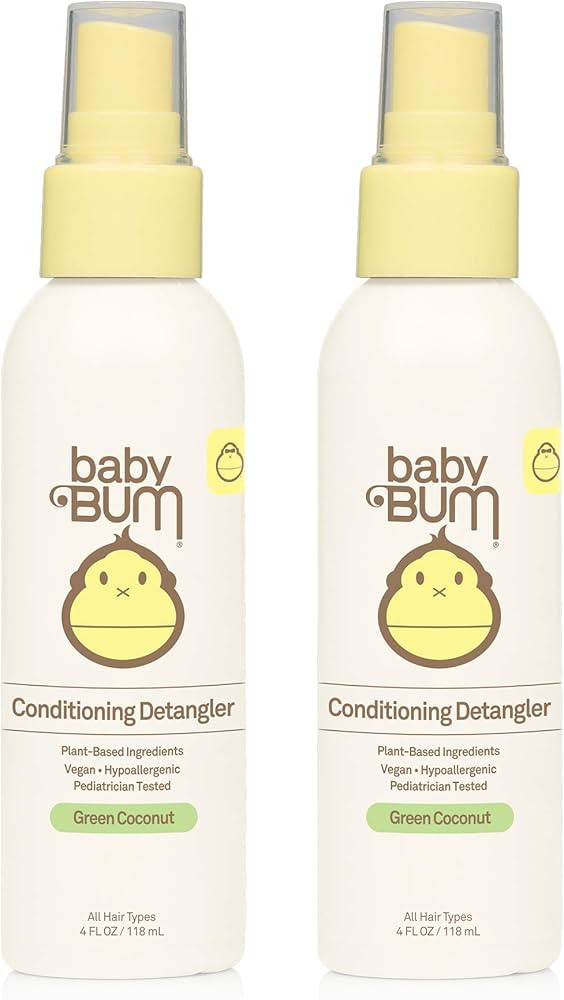 Baby Bum Conditioning Detangler Spray | Leave-In Conditioner Treatment with Soothing Coconut Oil|... | Amazon (US)