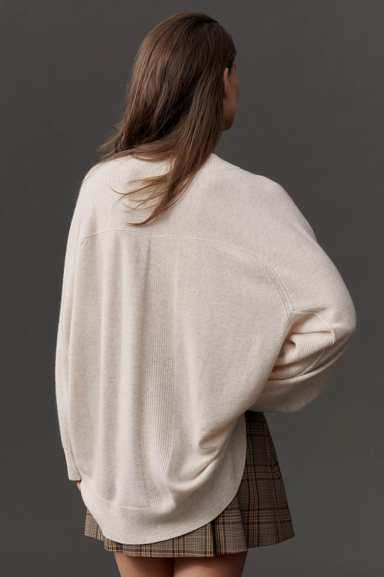 By Anthropologie Cashmere Blend Oversized Sweater | Anthropologie (US)