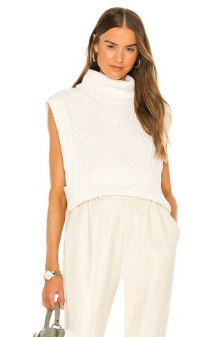 L'Academie Collin Turtleneck Pullover in Ivory from Revolve.com | Revolve Clothing (Global)