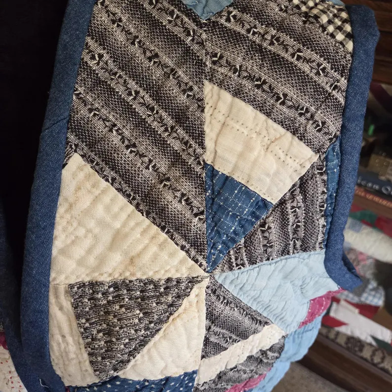 Quilt Vest New Finished Made by Me From a Vintage Quilt - Etsy | Etsy (US)