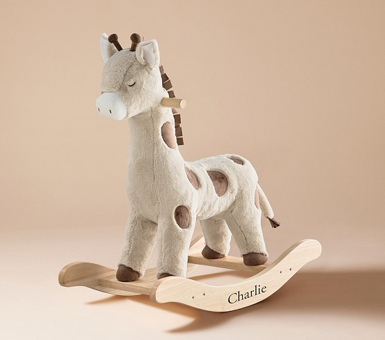 Giraffe Critter Plush Nursery Rocker | Pottery Barn Kids