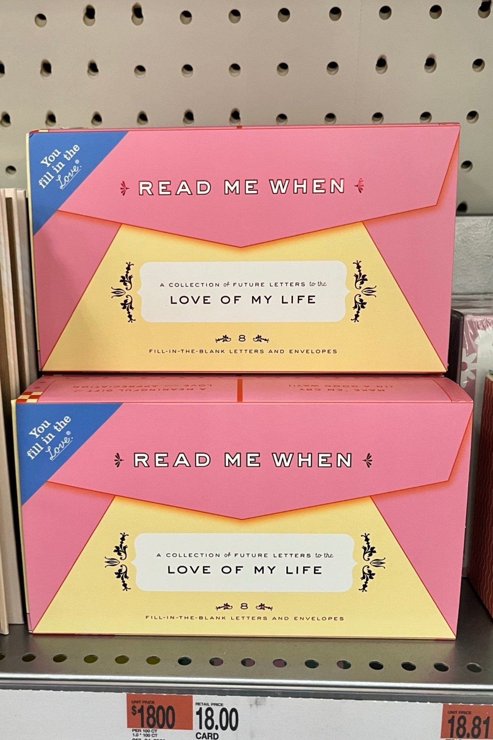 A sweet gift for your bride or groom. Create a set of love notes (with prompts for those that need help!) that they can open on future dates. 

I found these in-store at Target but not on their website, you can buy for a similar price on Amazon though. 

#LTKWedding #LTKSeasonal