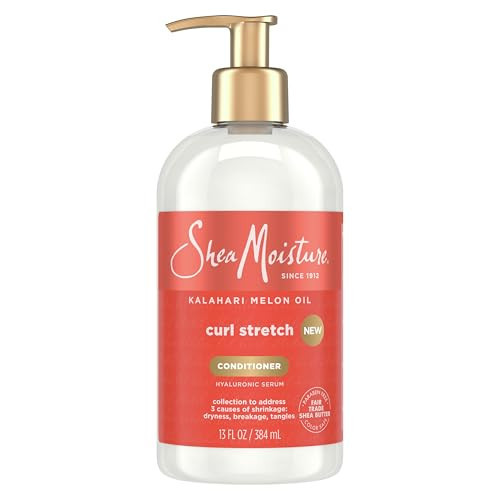 SheaMoisture Curl Stretch Conditioner Kalahari Melon Oil Infused with Hyaluronic Serum, Hydration Hero Deeply Moisturizes and Repairs Damage, for Easy Detangling and Styling 13 Fl Oz | Amazon (US)