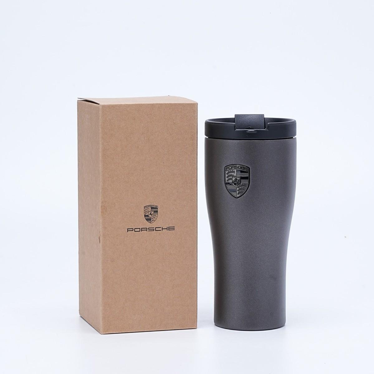1x Porsche Thermal Mug Matte Black | 450ml (15 fl oz) Stainless Steel Travel Cup | eBay | eBay US