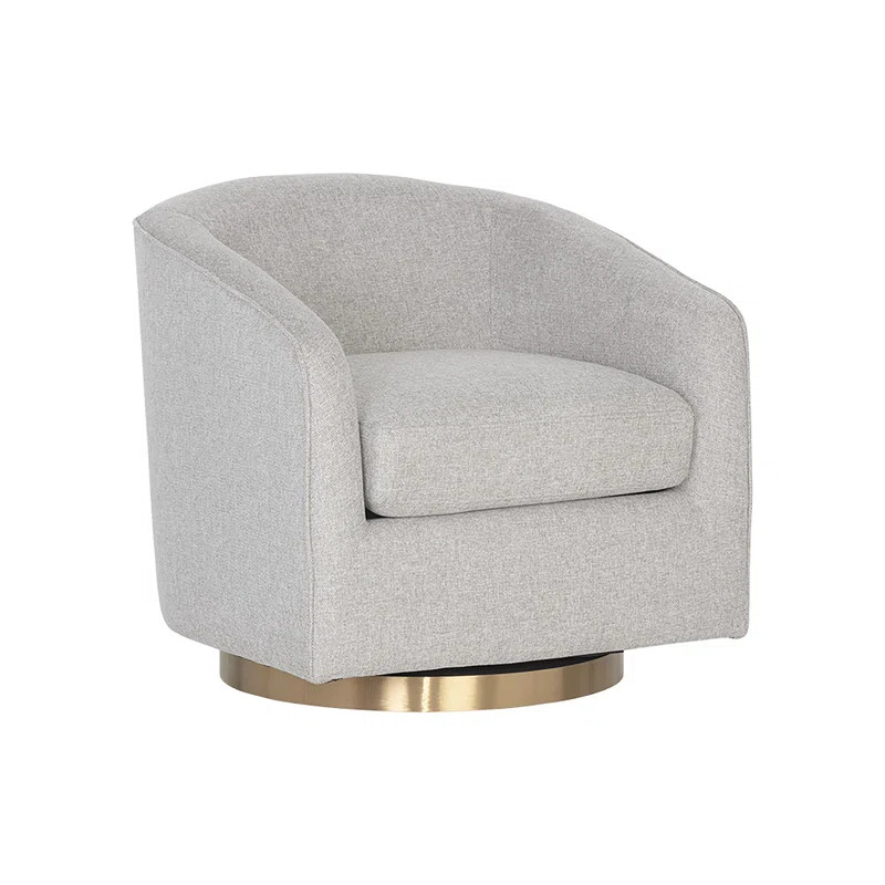 Knox Upholstered Swivel Armchair | Wayfair North America