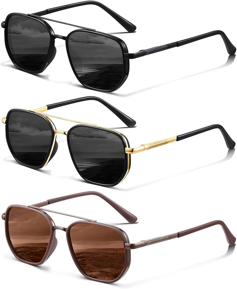 KUGUAOK Polarized Aviator Sunglasses for Women Men Small Frame UV Protection Tangle Free Sun Glas... | Amazon (US)