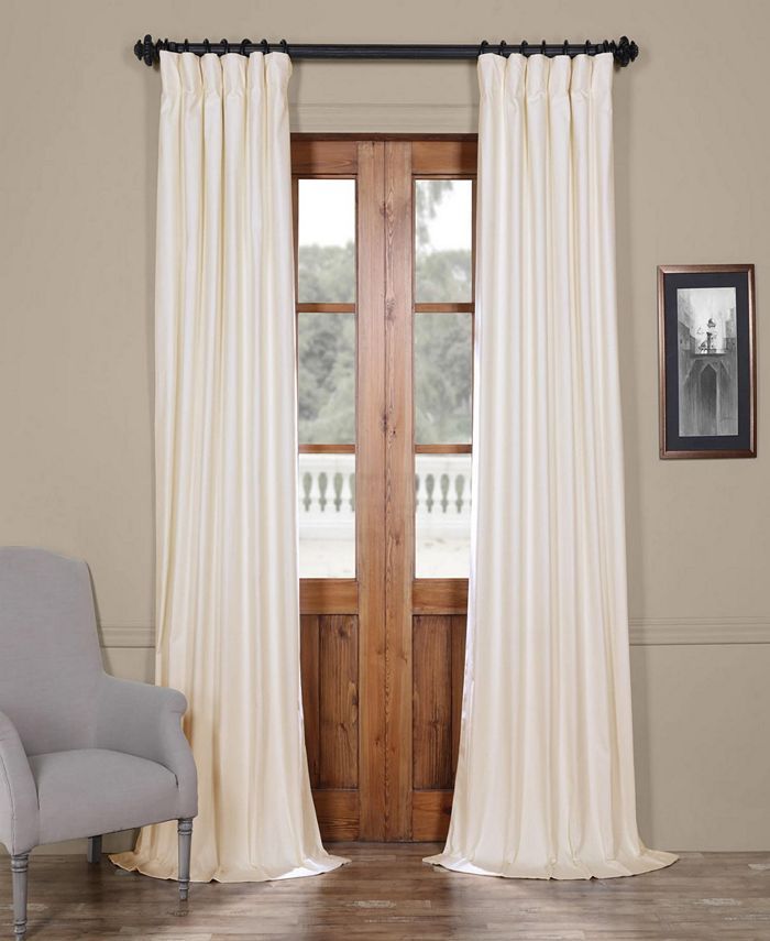 Solid Cotton Blackout 50" x 84" Curtain Panel | Macys (US)