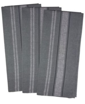 Chambray French Stripe Woven Dishtowel, Set of 3 | Macys (US)