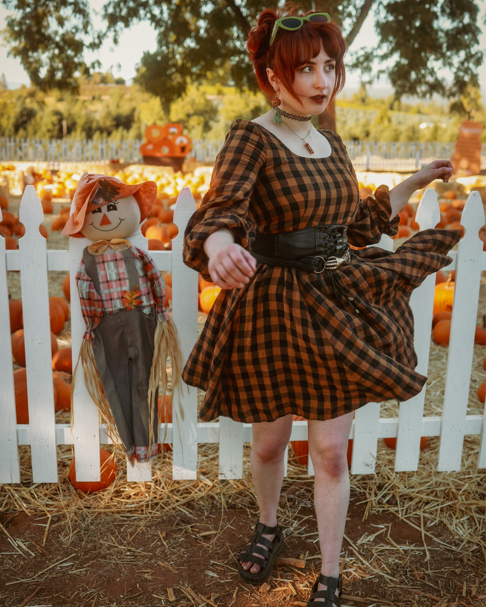 Pumpkin patch #ootd - autumn outfit featuring SonDeFlor! The hand belt is from ThistleThistle on Instagram!

#LTKGiftGuide #LTKSeasonal #LTKStyleTip