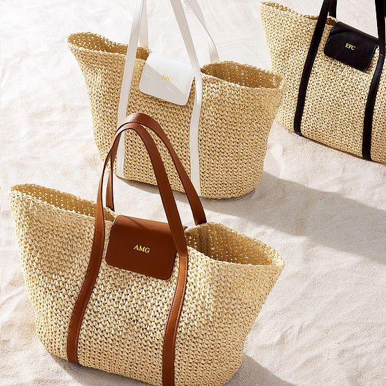 Carmel Straw Tote | Mark and Graham