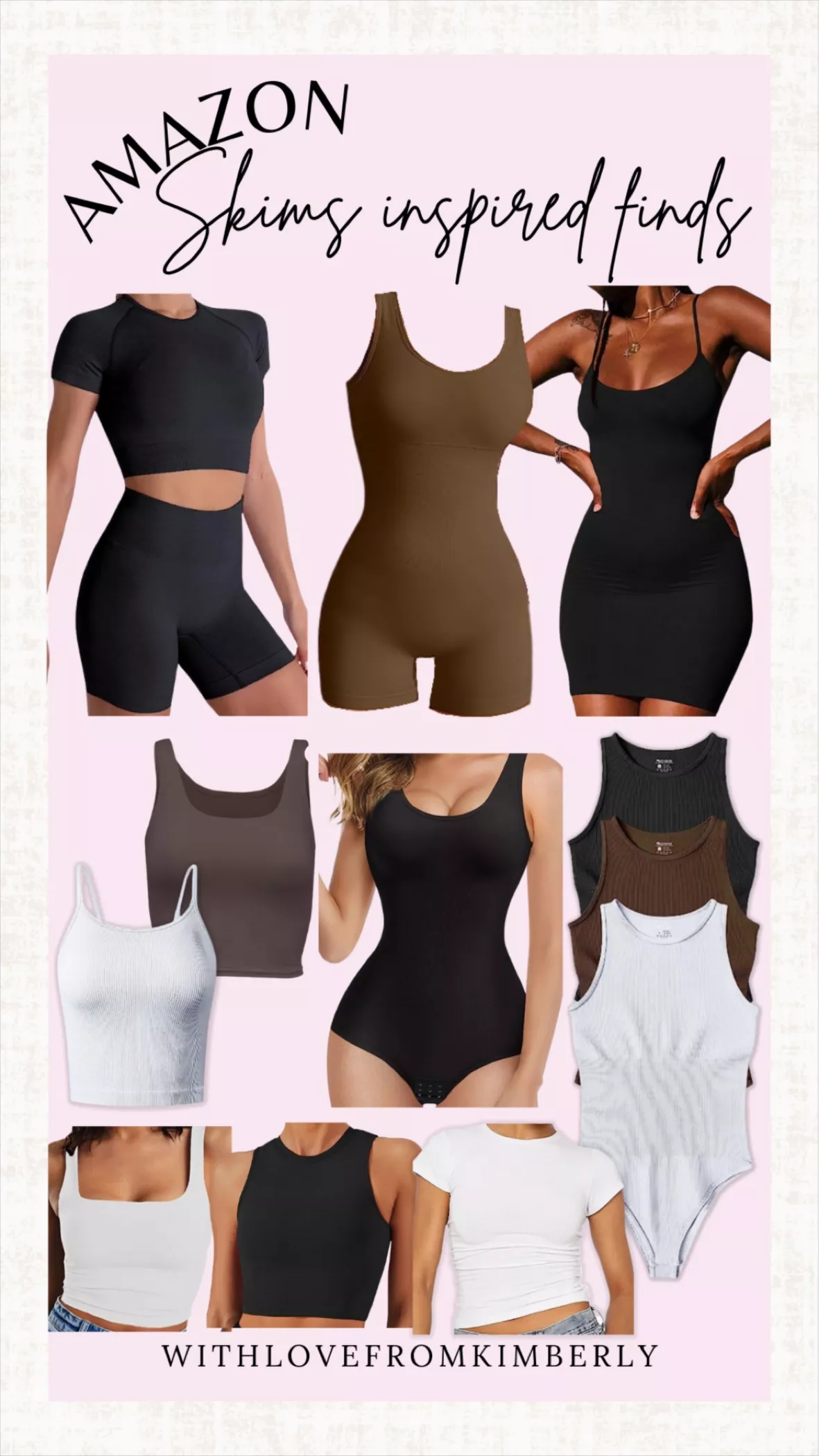 OQQ Women's 3 Piece Bodysuits Sexy Ribbed One Piece Sleeveless Tank Tops  Bodysuits, Black,coffee,white, Small : : Clothing, Shoes &  Accessories