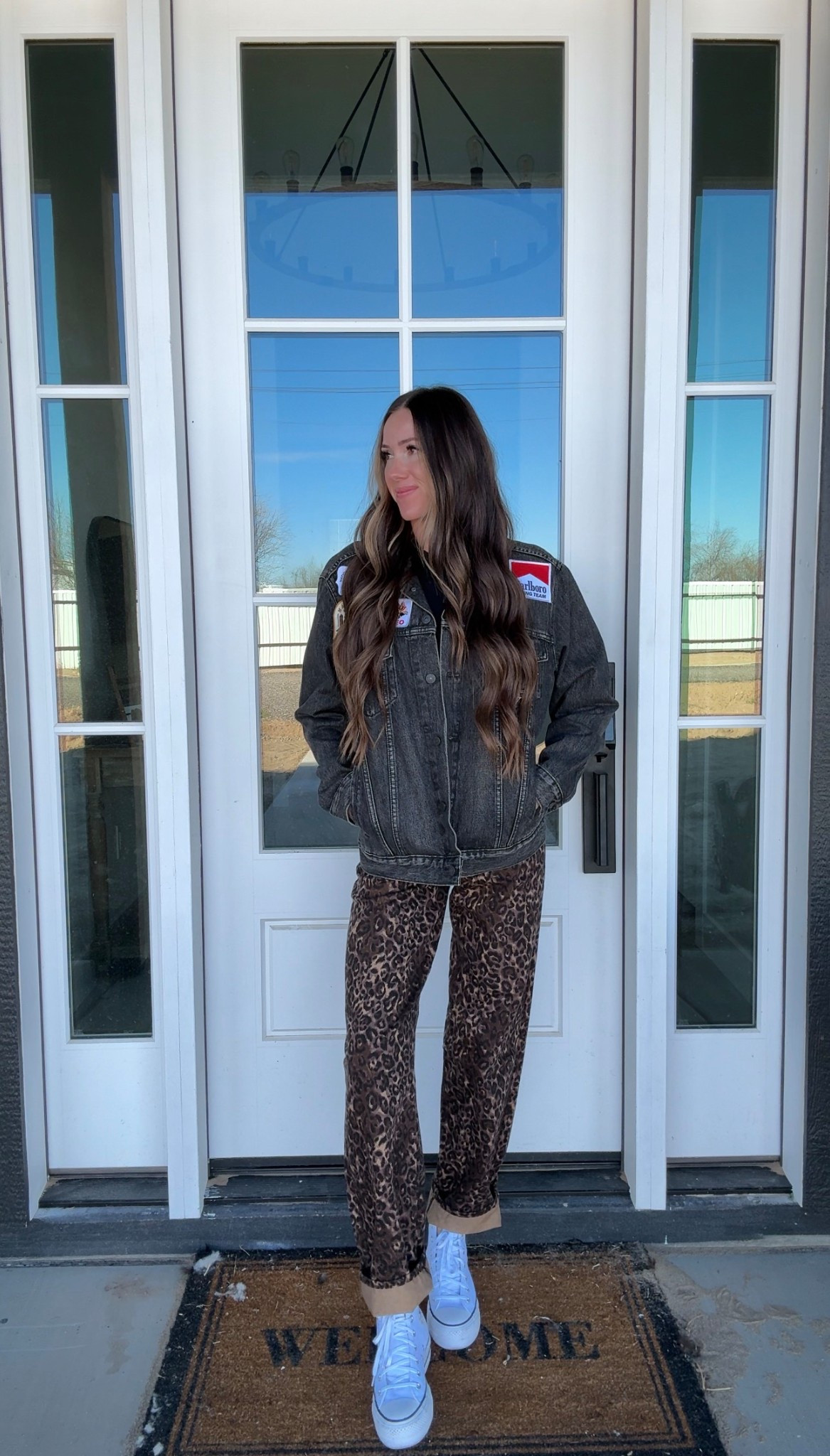 5’8” | 24-25 w | 110 lb

Levi’s jacket with diy’d patches! I’m wearing a 24w in the pants, they run tts! 

#LTKgrwm #LTKmomlife #LTKdayinmylife