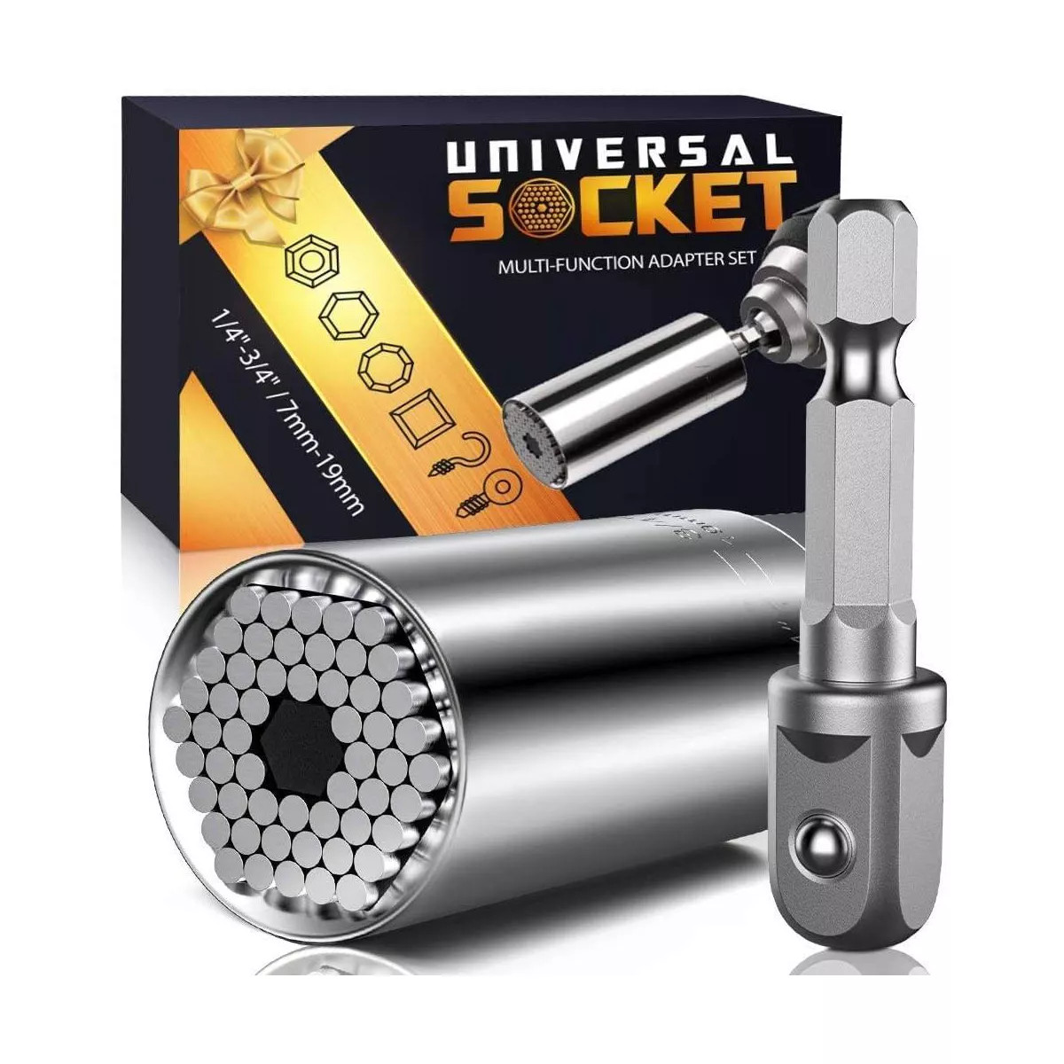 HANPURE Universal Socket Tool With Power Drill Adapter Set, Multi-socket Wrench Set, Stocking Stu... | Target