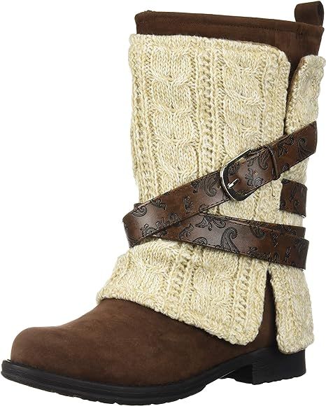 MUK LUKS Women's Nikita Heel Boot Fashion | Amazon (US)