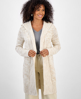 Women's Hooded Open-Front Cardigan, Macy's Exclusive | Macy's