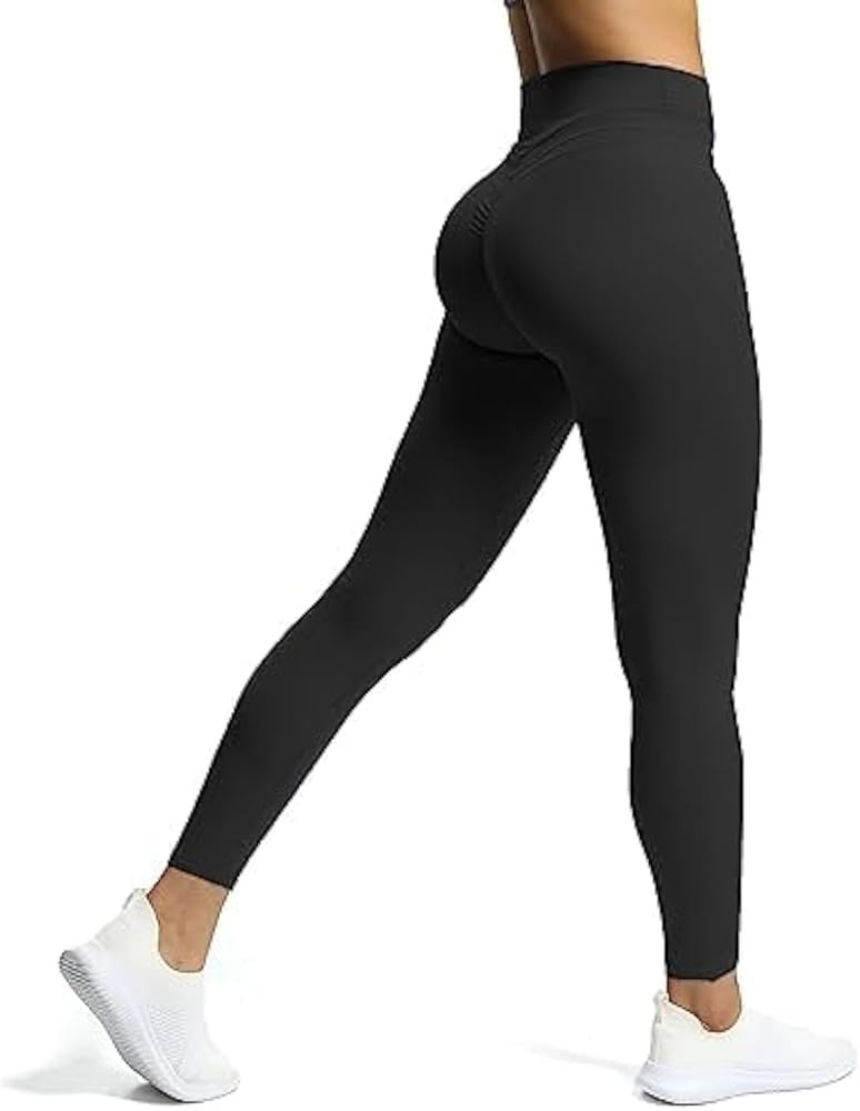 Aoxjox High Waisted Workout Leggings for Women Scrunch Tummy Control Luna Buttery Soft Yoga Pants... | Amazon (US)