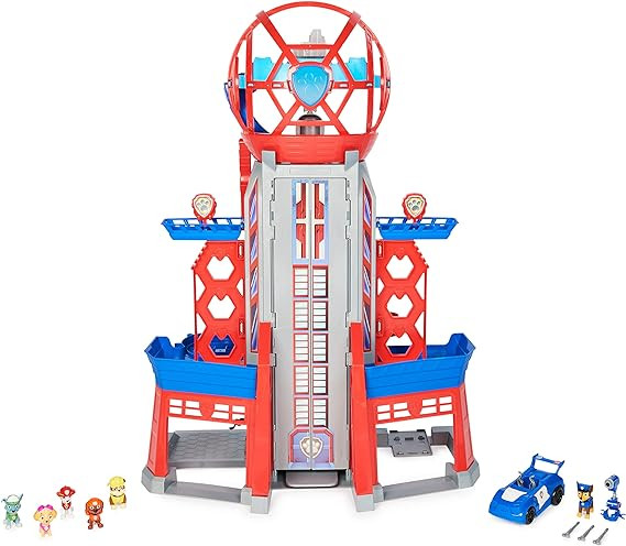Paw Patrol, Movie Ultimate City 3ft. Tall Transforming Tower with 6 Action Figures, Toy Car, Ligh... | Amazon (US)