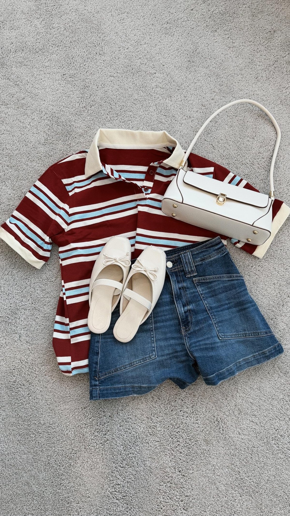 I’m loving the stripes trend for spring! 

Shorts are tts, shirt is size small (cute boxy fit) 

#LTKootd #LTKPetite #LTKSeasonal