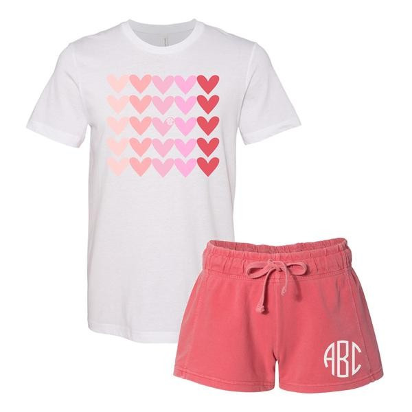 Monogrammed 'Lots of Love' Lounge Set Package | United Monograms