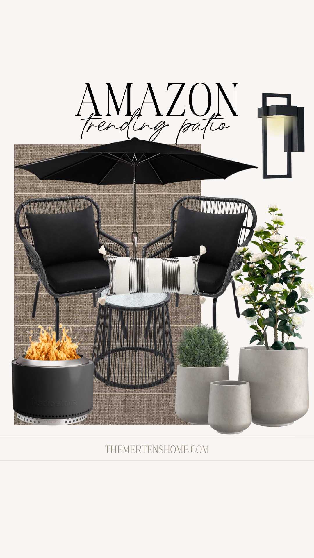 Outdoor patio finds I’d grab before summer 🤍 These are that good, from a seating and table set to planters with faux greenery, a smokeless fire pit, and outdoor lighting that make the whole space feel cozy and ready to enjoy. 

 #LTKSeasonal #LTKHome