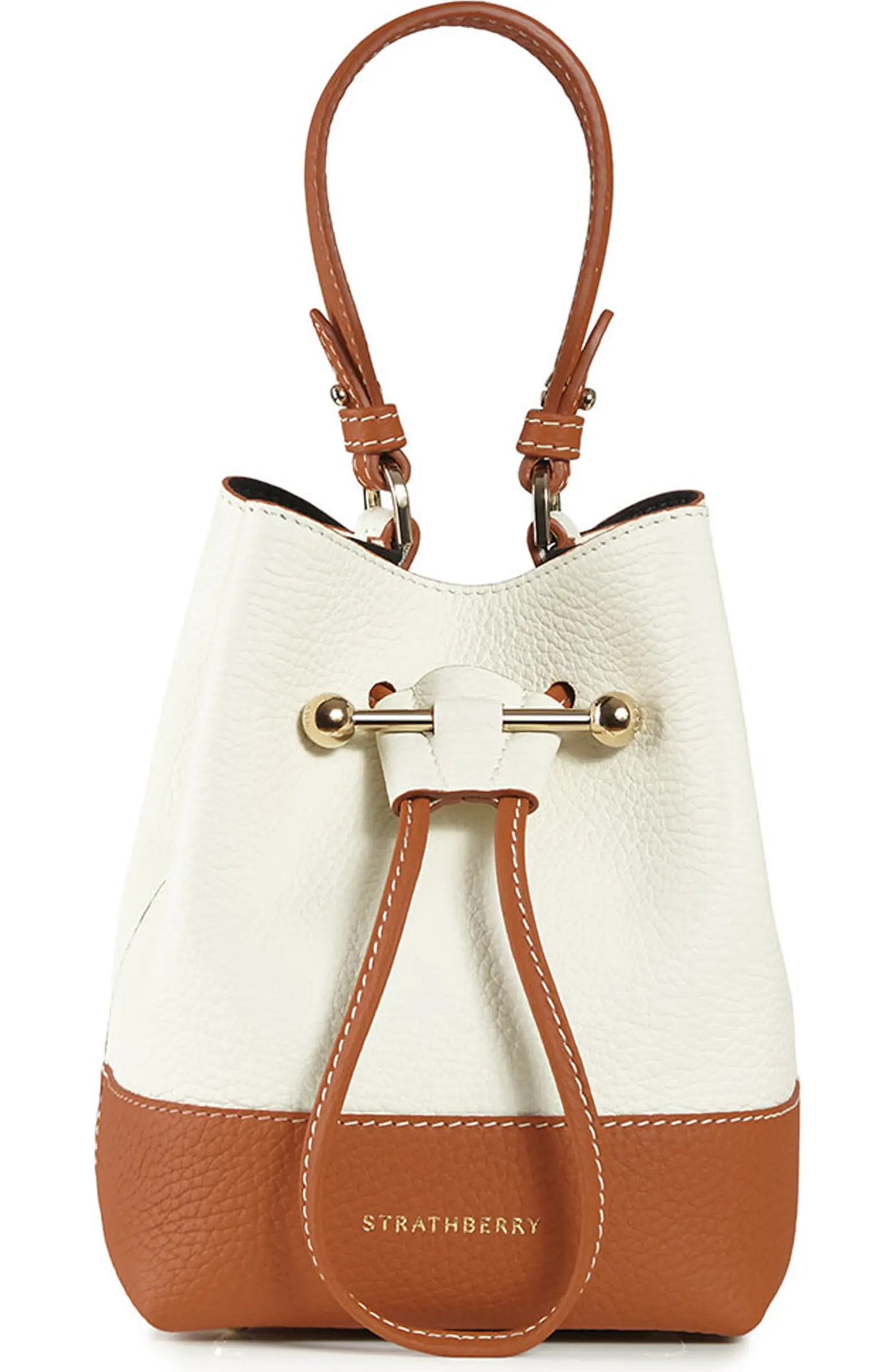 Strathberry Lana Osette Bicolor Leather Crossbody Bucket Bag | Nordstrom | Nordstrom