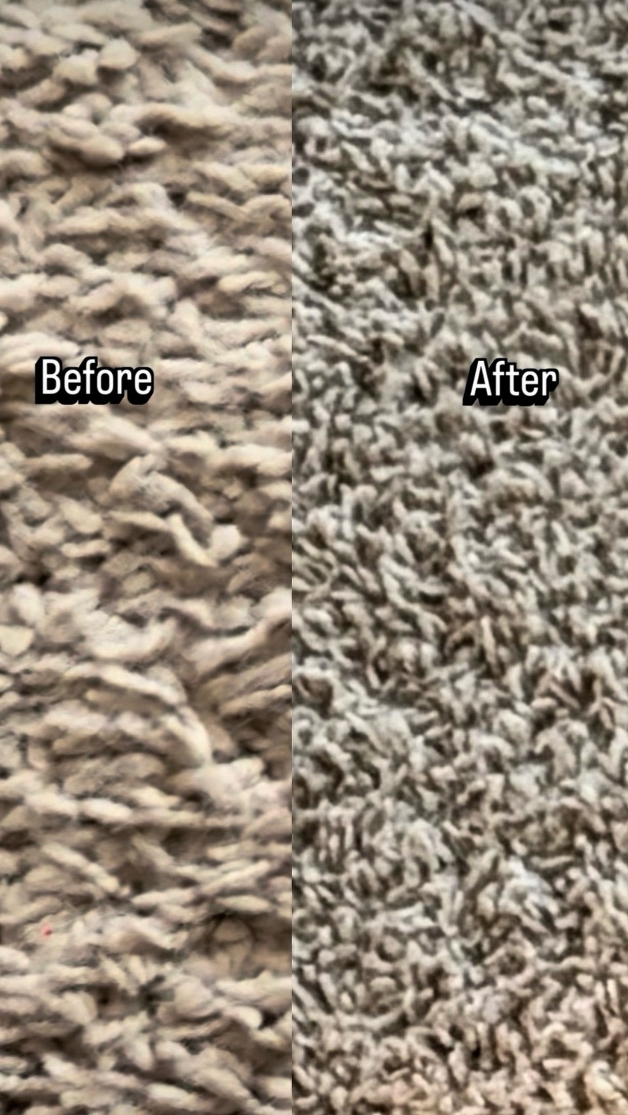 Making old carpet look NEW ✨ 

This is one of my favorite cleaning hacks!!! Here’s some additional details and tips: The carpet cleaner I have is the @bissellclean Pet Pro. You can comment Shop and I’ll DM you it so you can check it out. I have videos of it being used to clean up vomit and coffee off my cream sofa. It comes with upholstery attachments!!! It’s a beast!!! So as far as the cleaning solution amounts is concerned I just follow the fill line (deep clean) instructions for water and cleaning solution. Then I also set it to Deep clean. It has Max clean and Express clean options also. When you list the fibers up with the brush you can absolutely use the carpet cleaner and go over the area again but you do have to brush it after. Worst thing you could do is step on it before it drys. It needs to dry lifted.

Bonus tip: After it drys vacuum it. If you have a clean vacuum canister you’ll be surprised how much more dust you vacuum up. The smashed fibers kept all that dust and dirt locked under it. 

#cleaninghacks #cleaningtipsandtricks #lifehack #hack #momlife

#LTKVideo #LTKhome #LTKU