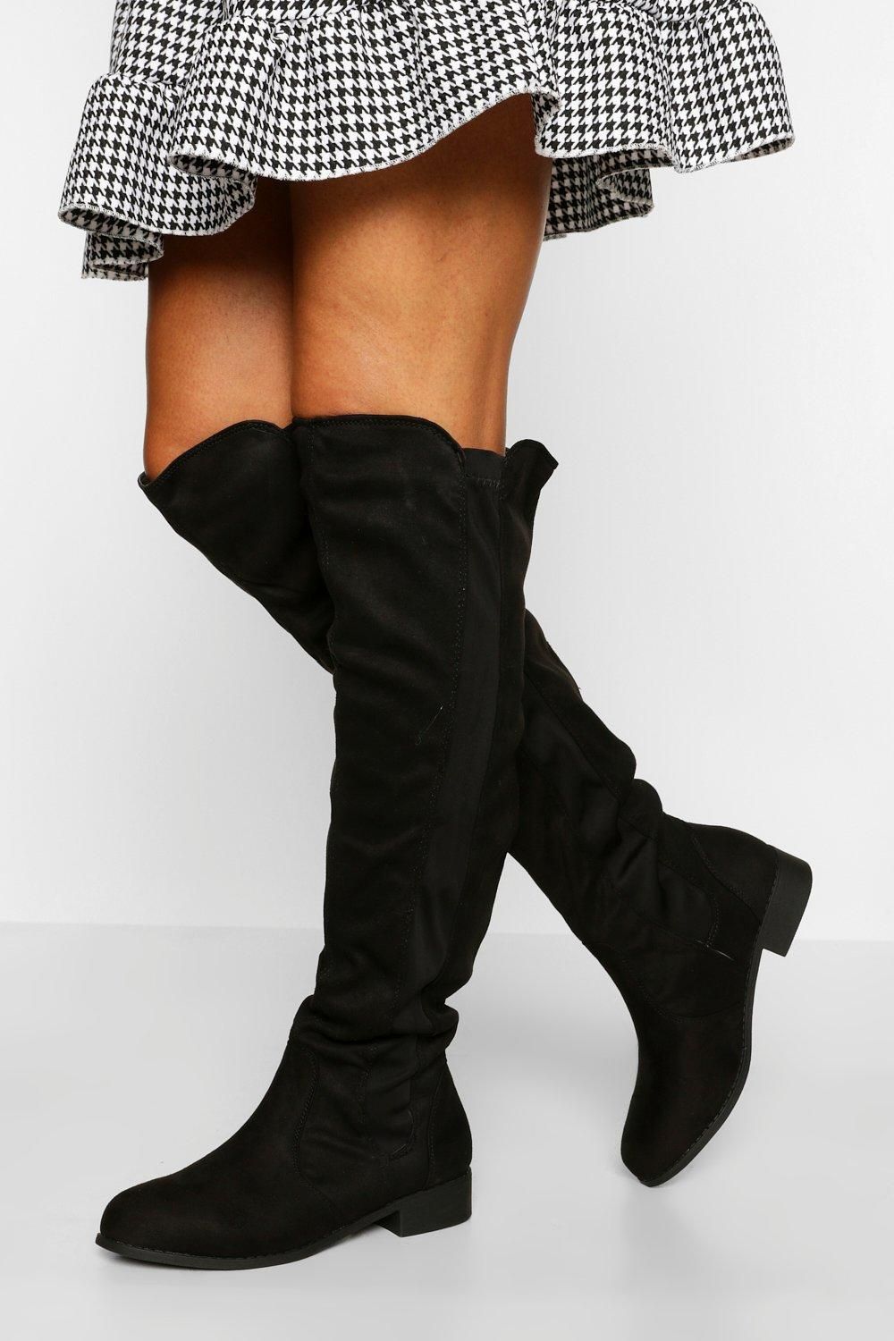 Flat Knee High Boots | Boohoo.com (UK & IE)