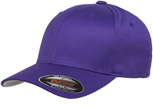 Flexfit Men's Athletic Baseball Fitted Cap, Purple, Large-X-Large | Amazon (US)