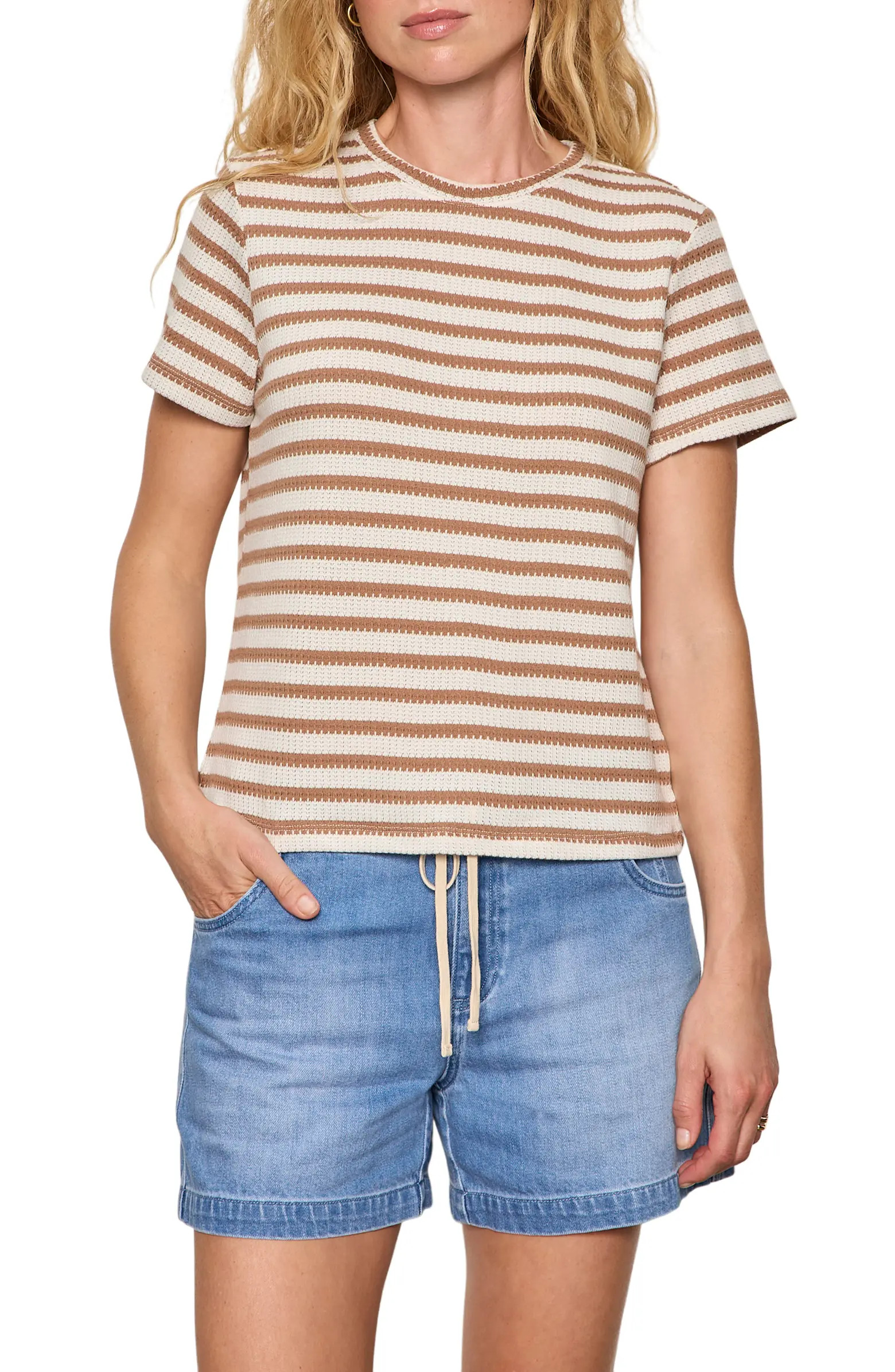 Perfect Texture Stripe Tee | Nordstrom