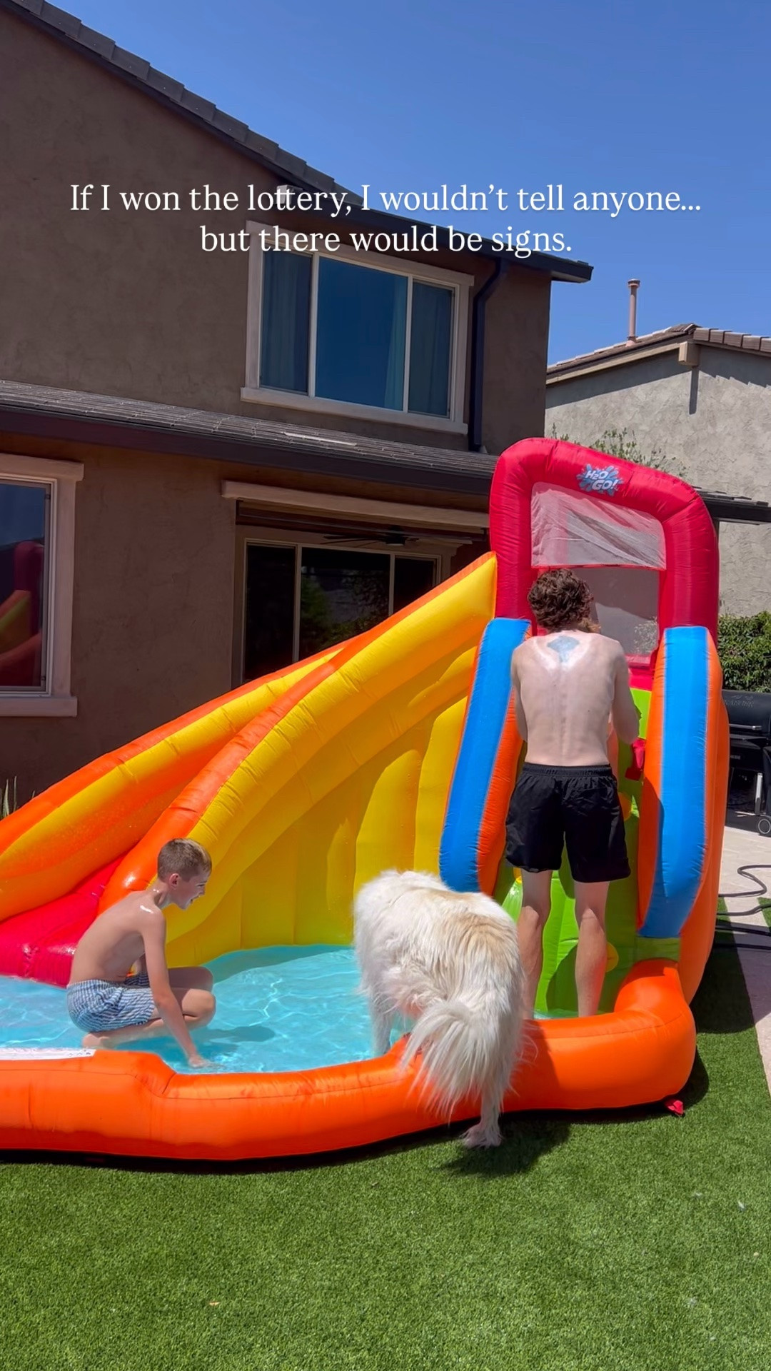 Inflatable slide for the backyard, gotta gotta have something to keep these kids busy!

#LTKmomlife #LTKHome
