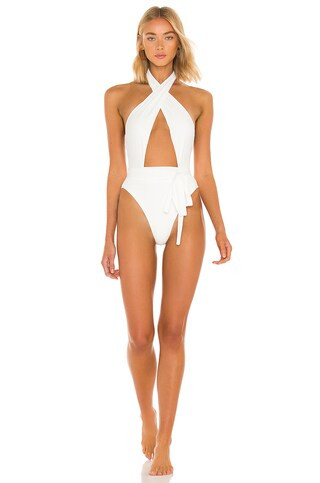PQ x Vale Genta Alex One Piece in Sea Salt from Revolve.com | Revolve Clothing (Global)