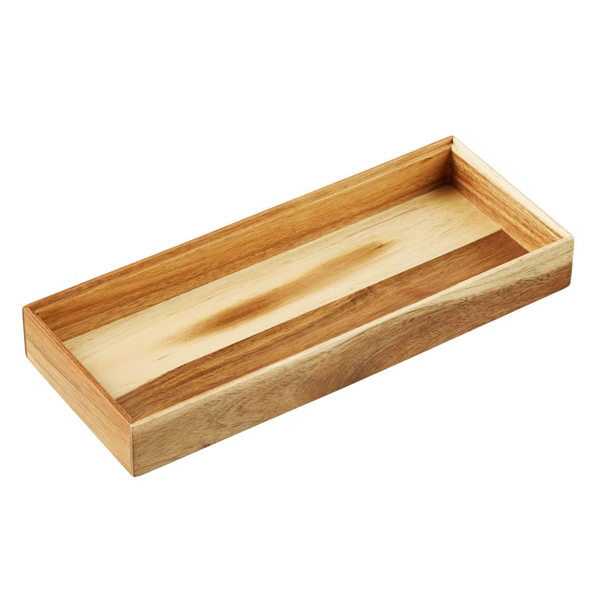 Rowan Stackable Acacia Drawer Organizers | The Container Store