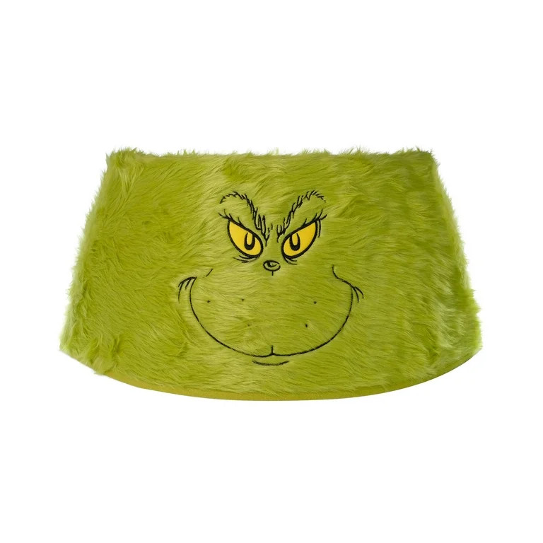 Dr. Seuss' How The Grinch Stole Christmas Green Fuzzy 26.8 in Wide Grinch Christmas 1.3 lb Tree C... | Walmart (US)