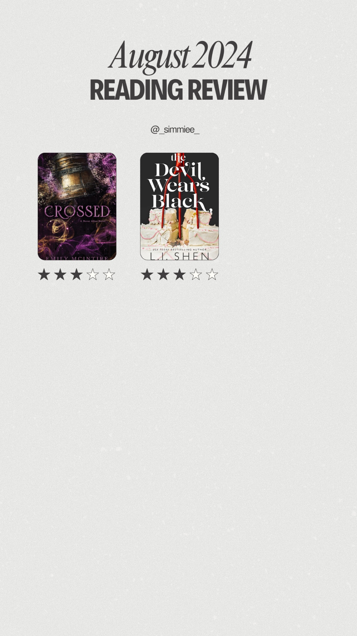 August 2024 Reads

(Reading slump)