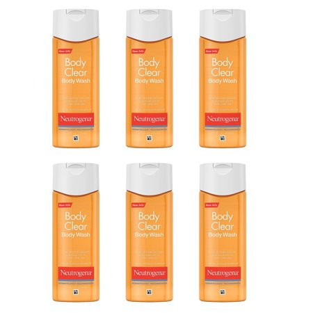 Neutrogena Body Clear Acne Body Wash with Glycerin & Salicylic Acid Acne Medicine for Acne-Prone Skin Non-Comedogenic 8.5 fl. oz (Pack of 6) C13 | Walmart (US)