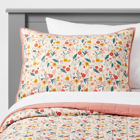 Floral Cotton Sham - Pillowfort™ | Target