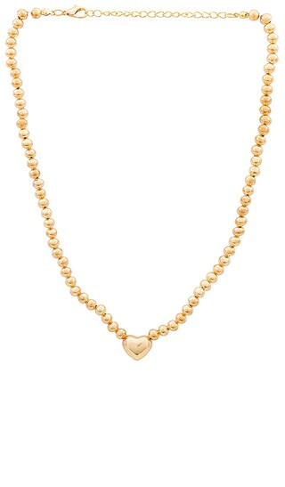 Sweetheart Necklace in Gold | Revolve Clothing (Global)