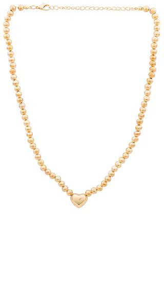 Sweetheart Necklace in Gold | Revolve Clothing (Global)