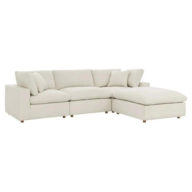 Commix Down Filled Overstuffed 4 Piece Sectional Sofa Set-EEI-3356 | Walmart (US)