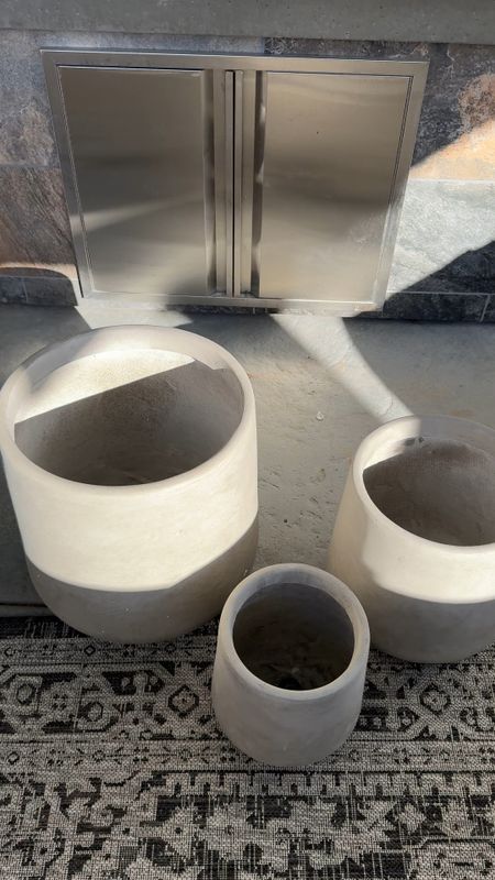 Concrete planters on sale on Amazon
3 pack 

#LTKhome #LTKVideo #LTKsalealert
