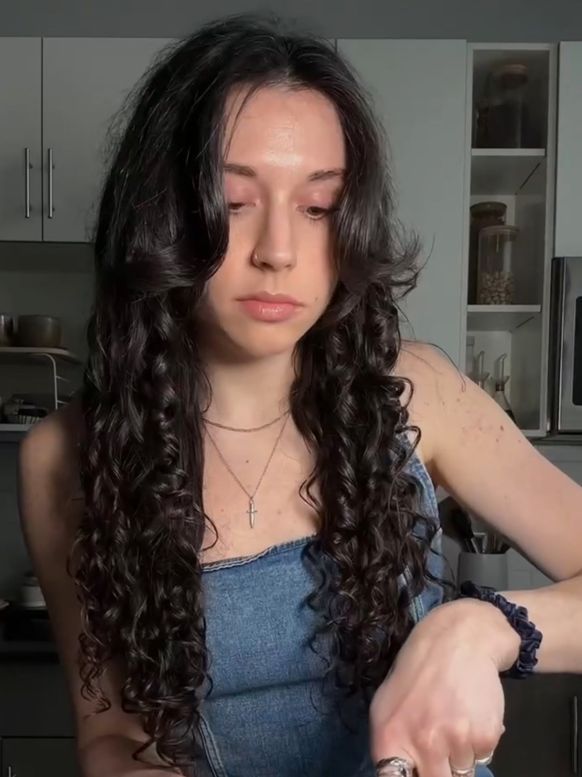 Updated curly hair care routine

Hair care:
1. Wash hair 4x/wk. 3x w/ bounce curl pure silk moisturizing shampoo, 1x w/ k18 peptide prep. Condition with bounce curl conditioner. Use tangle teaser to brush while wet 
2. Use microfiber hair wrap and let dry for 3 minutes. Then use a spray bottle filled with water to wet hair again until dripping. 
3.Spray ends with of Ouai leave in conditioner
4. Use a generous amount of Ouai curl cream and rake throughout hair.
5. Run curl smith flexi gel evenly throughout hair and scrunch upward. Then lather Ouidad gel on hands and scrunch upward again. 
6.Use a diffuser to dry hair and use hair dryer brush to style bangs. When dry use 2 pumps of Ouai Hair oil to break away the gel cast. Scrunching upward. 


#LTKbeauty