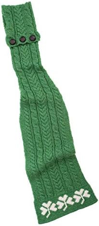 SAOL - Women - Aran Loop Scarf featuring Shamrock Pattern - 100% Merino Wool | Amazon (US)