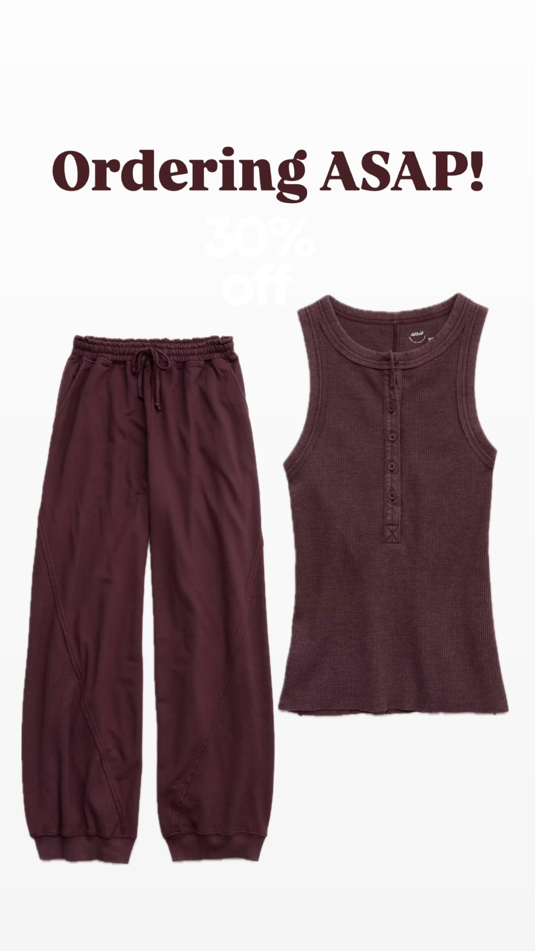 This set in this color! 🤗🍷🍇 Multiple colorways available. I’m snagging now while it’s 30% off!

#LTKootd #LTKOver40 #LTKmomlife